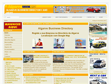 Tablet Screenshot of algarveseek.com